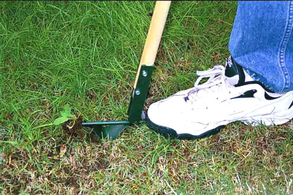 Simply lean forward on the Shaft, push down, and the Pivotal Forks will raise the Weed